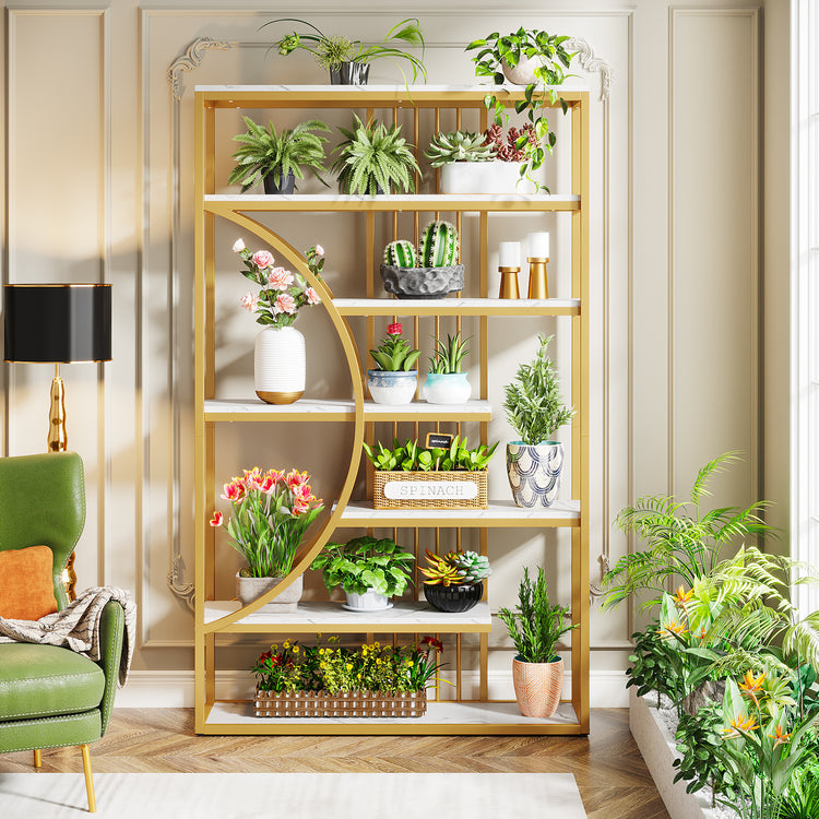 Marble Shelves Bookcase