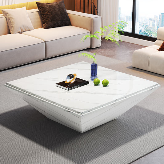 Faux Marble Center Table