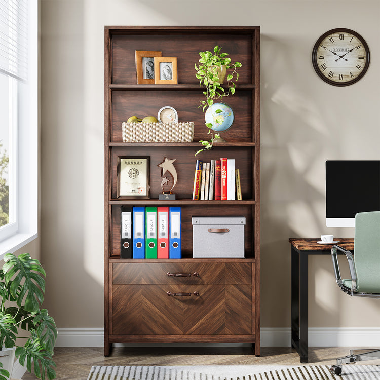 Vintage 5-Tier Bookcase