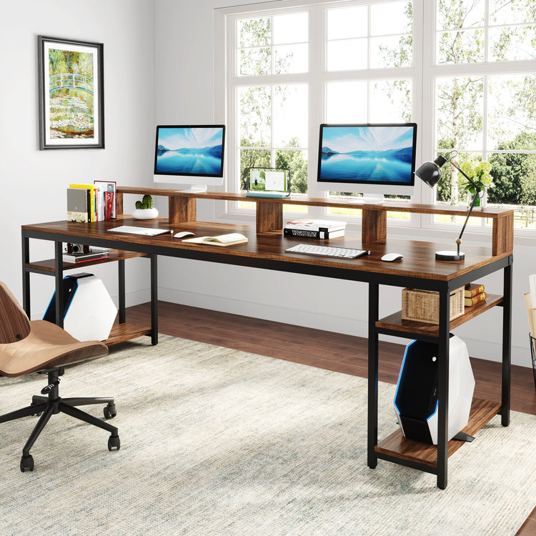 Computer Desk With Monitor Stand