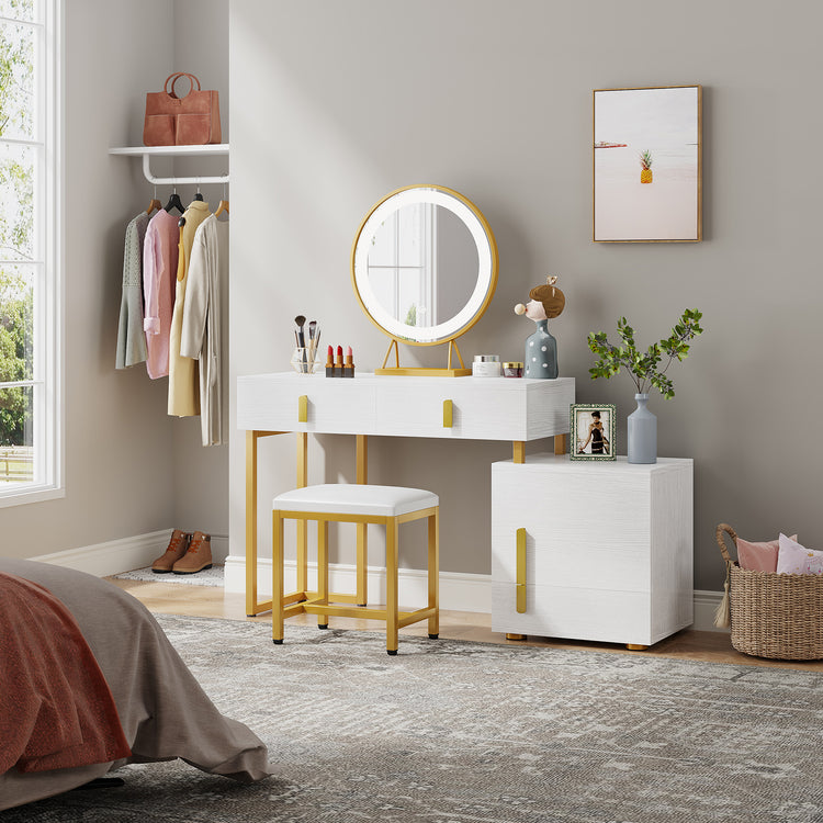 Makeup Vanity Table Set