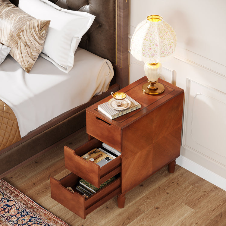Solid Wood End Table