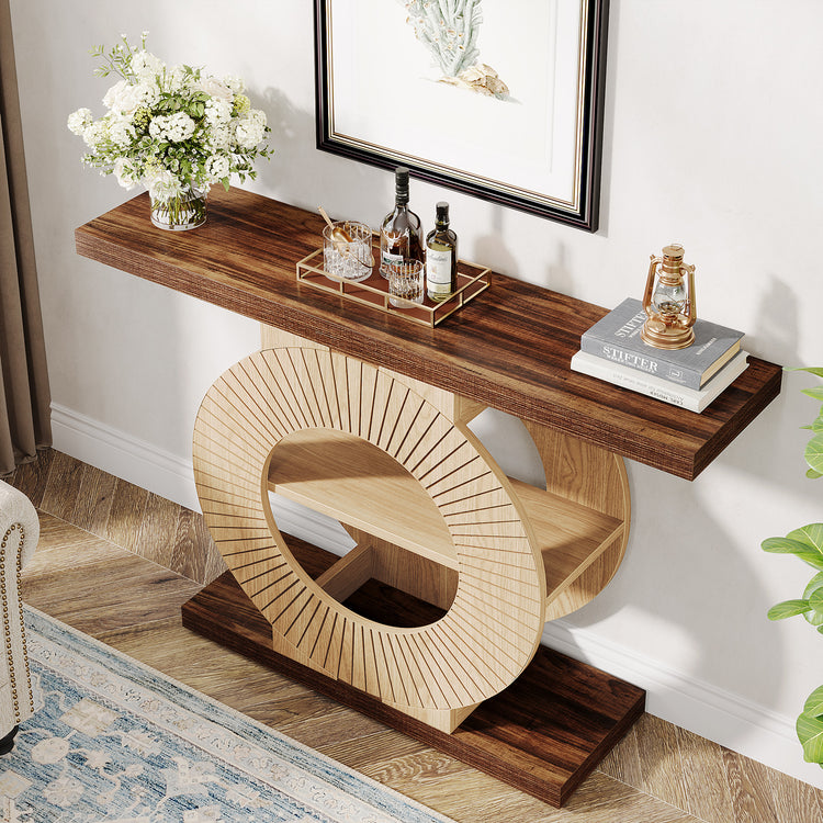 Elegant Wood Sofa Table