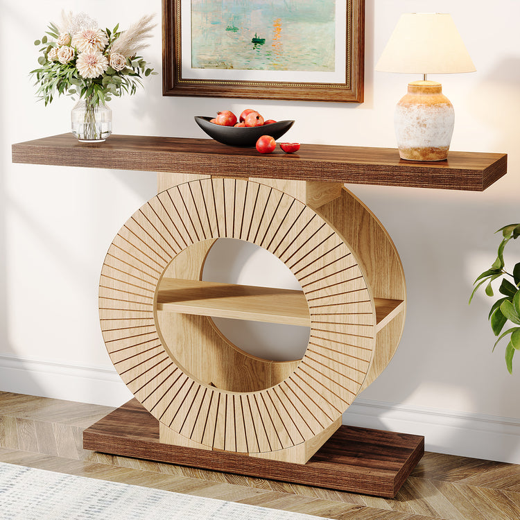 Elegant Wood Sofa Table
