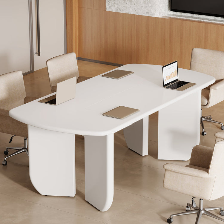 63" Executive Desk, Morden Computer Desk with Ample Space for Office