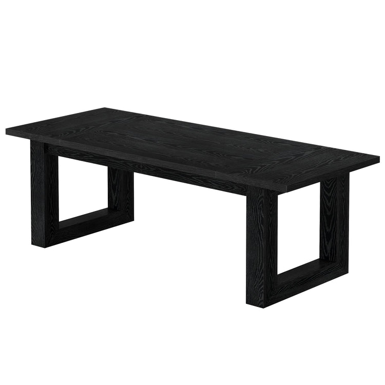63" Dining Table, Rectangular Kitchen Dinner Table for Dining Room