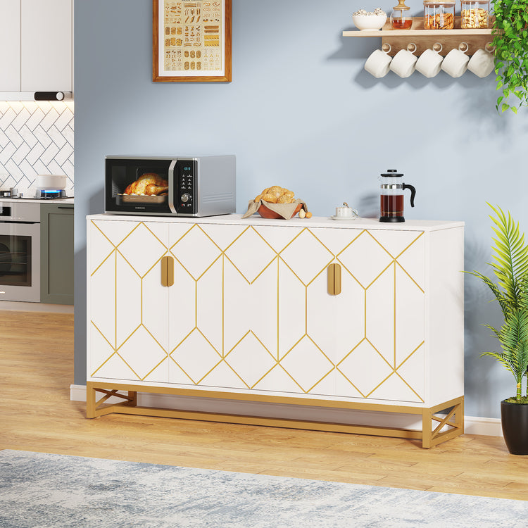 Gold Buffet Cabinet