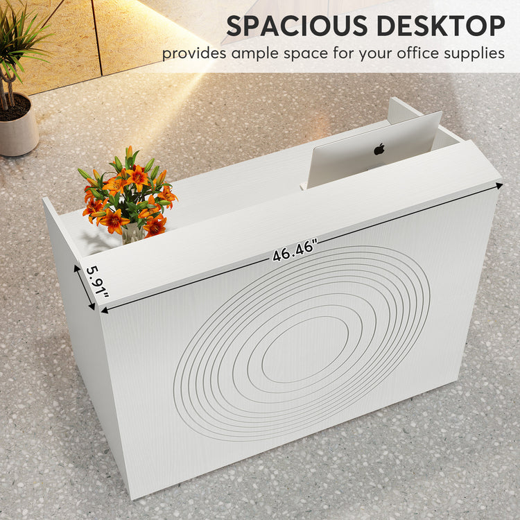 Modern Front Desk Counter Table