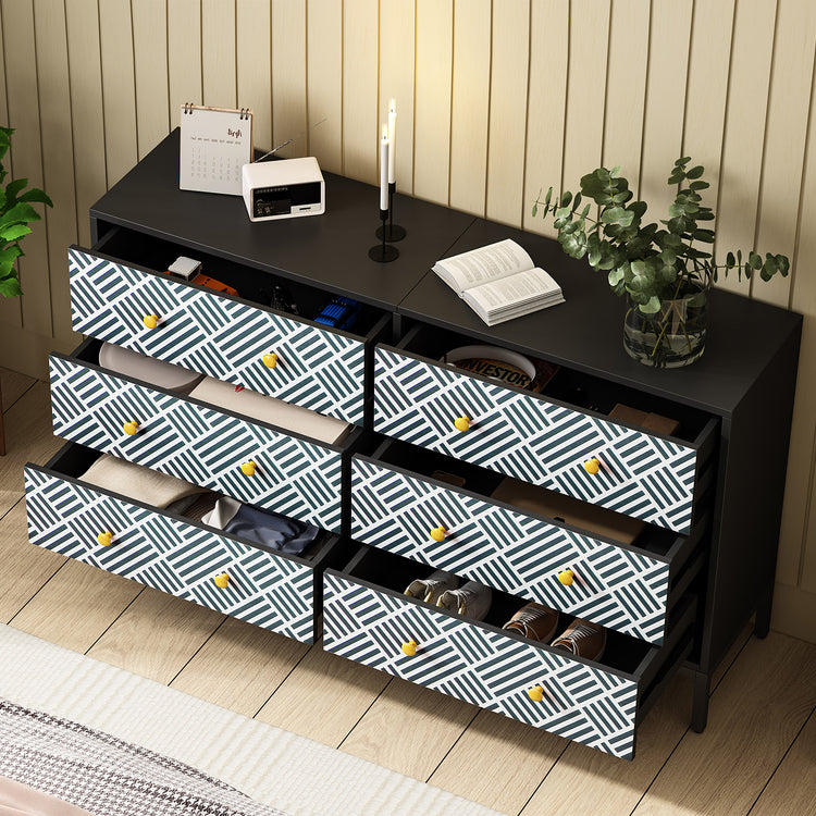 6 Drawers Dresser