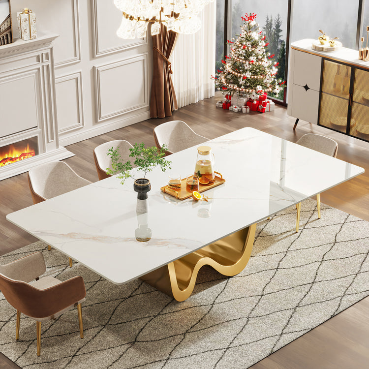 79" Rectangle Sintered Stone Dining Table