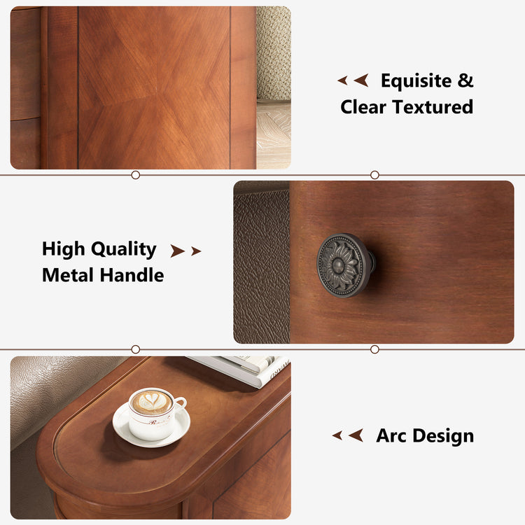 Solid Wood Side Table