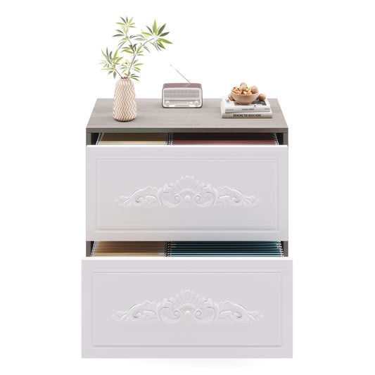 Wood File Cabinet Storage