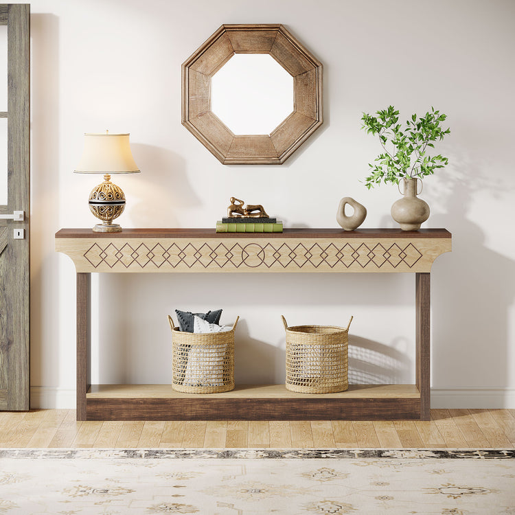 Narrow Sofa Accent Table Hallway Table
