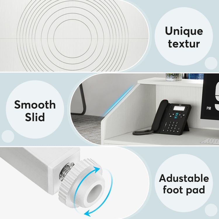Modern Front Desk Counter Table