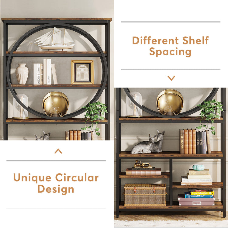 Wooden Tall Bookshelf