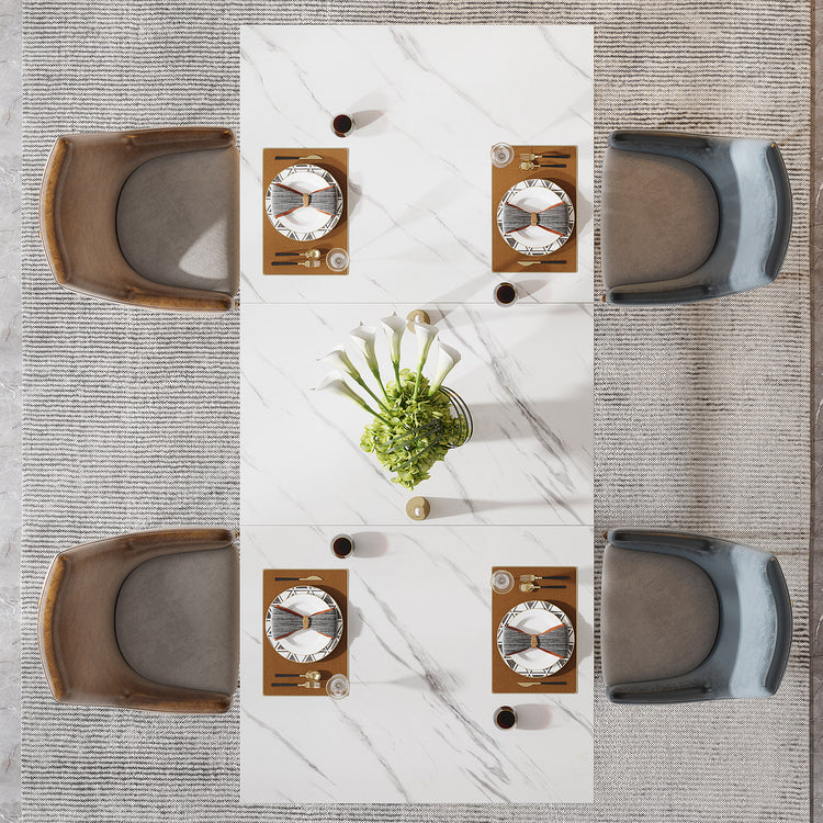 Marble Top Modern Dining Table