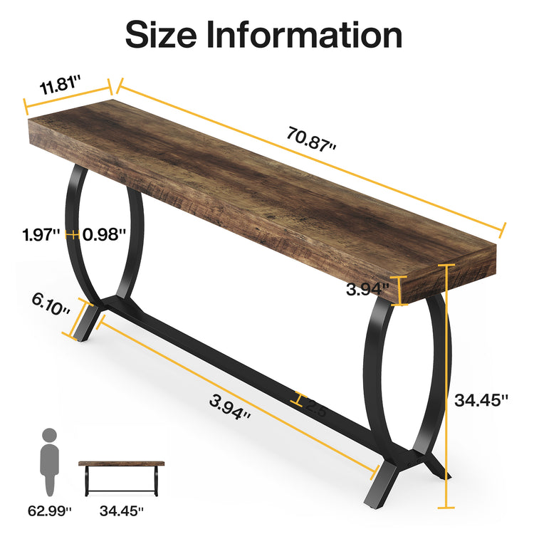 Farmhouse Sofa Table