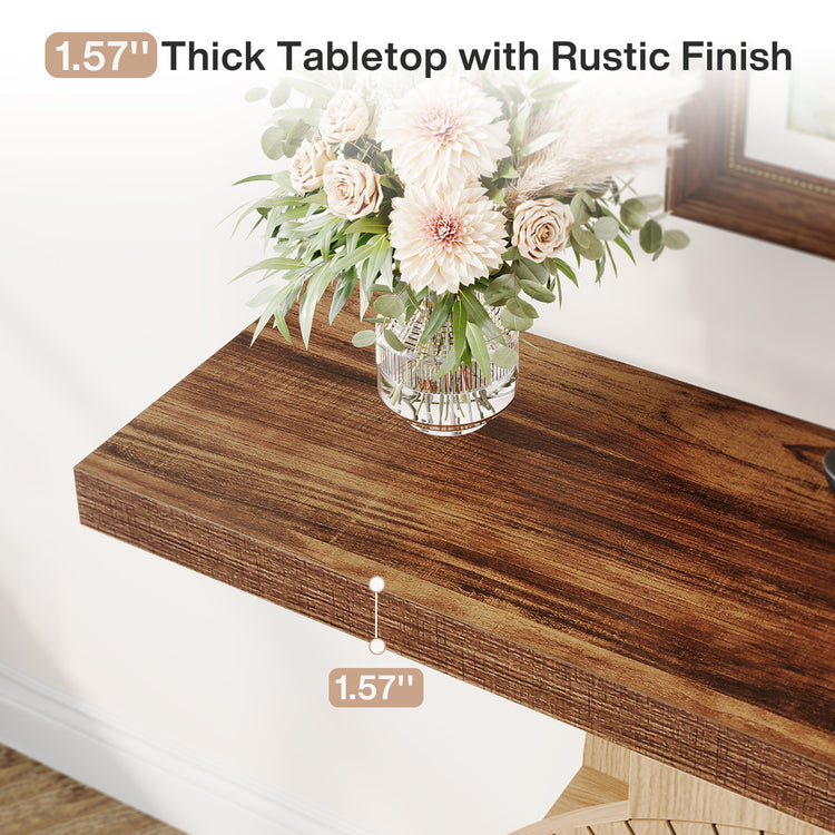 Elegant Wood Sofa Table