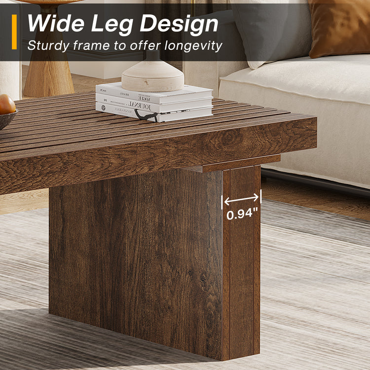 Wood Rectangle Center Table