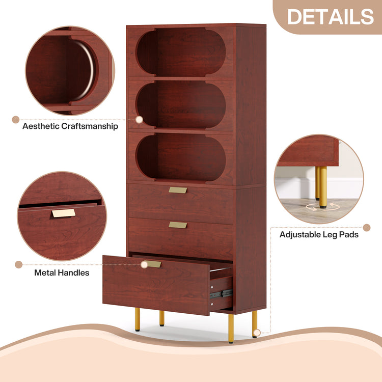 3-Drawer File Cabinet