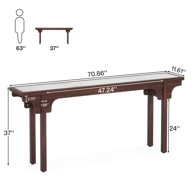 Wood Entryway Table
