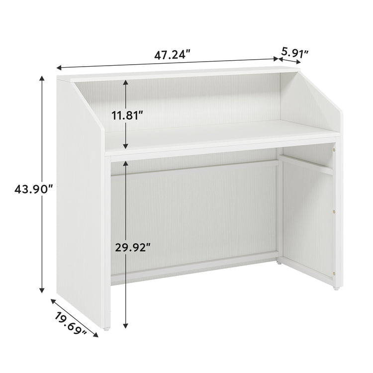 Modern Front Desk Counter Table
