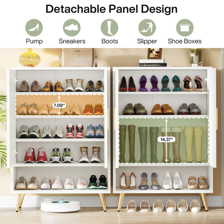Wooden Shoe Cabinet