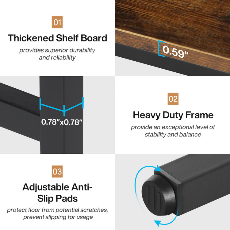 Wooden Tall Bookshelf