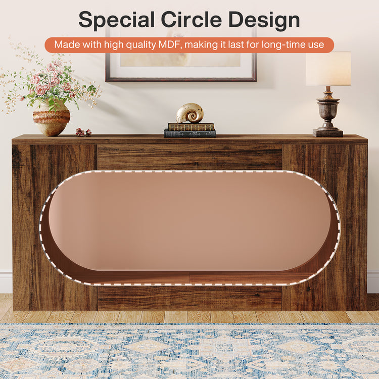 Wood Sofa Table
