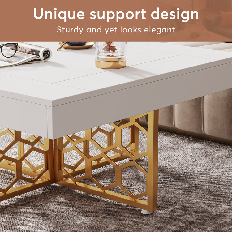 Square coffee table