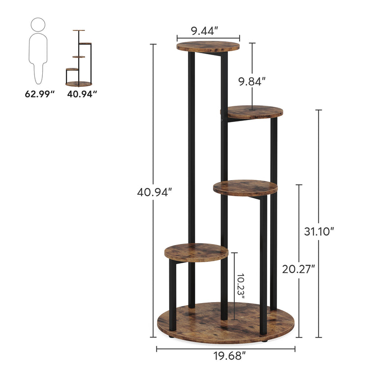 4-Tier Plant Stand