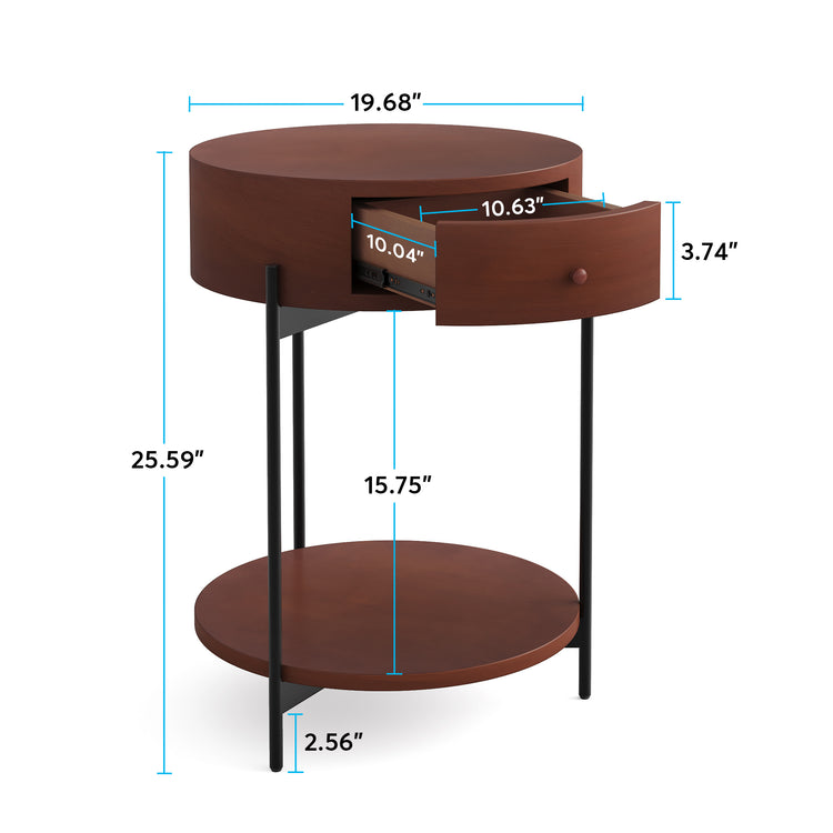 Round End Table