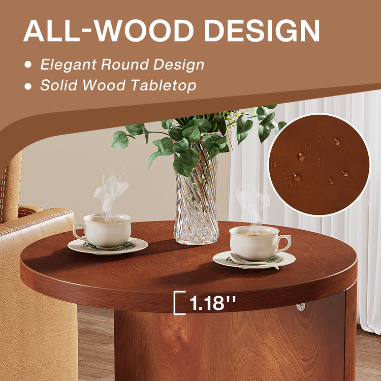 C-Shaped Snack Table