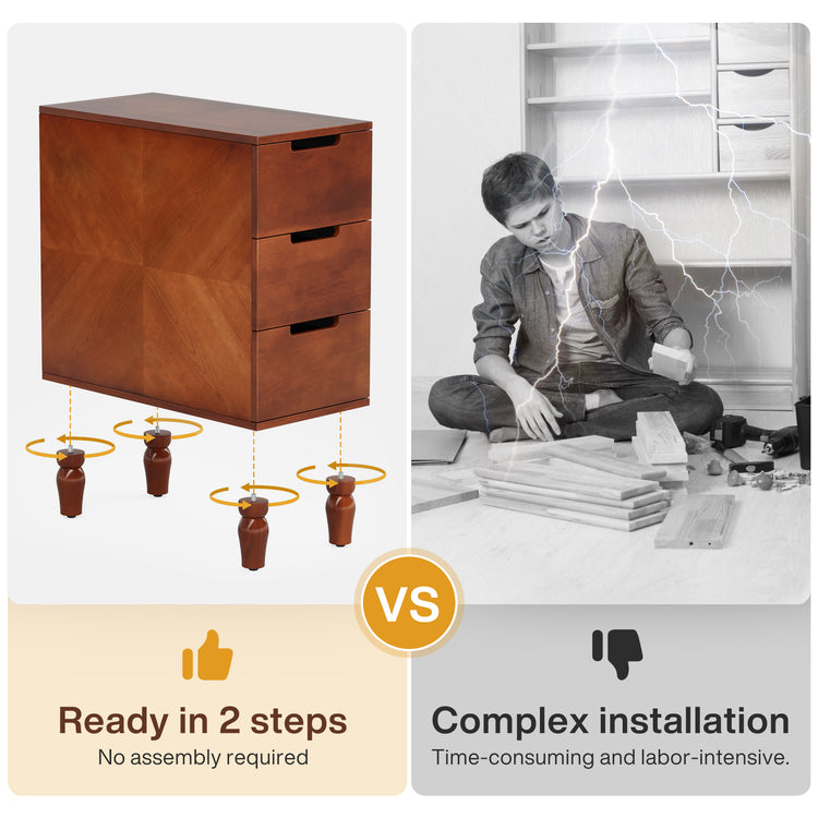 Solid Wood End Table