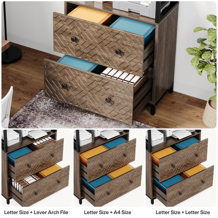 2 Drawer File Cabinet