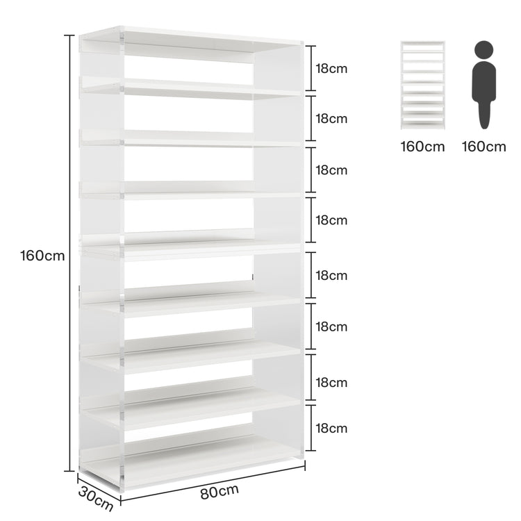 Acrylic Shoe Rack