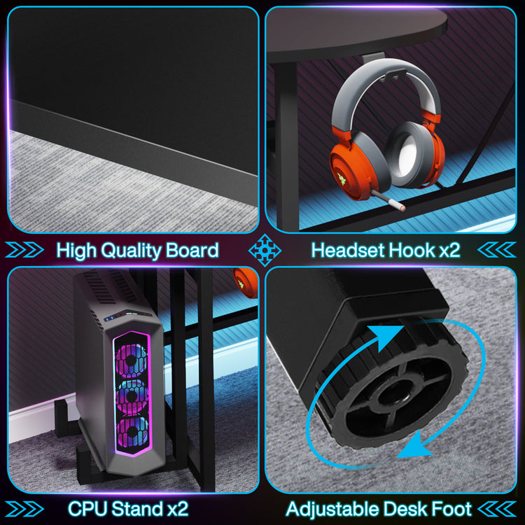 LED Gaming Desk