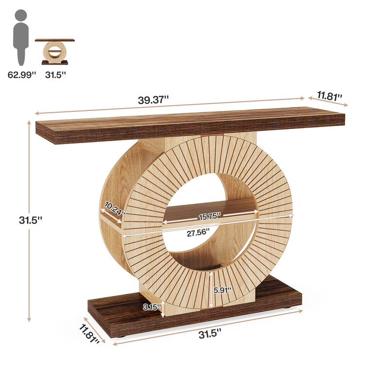 Elegant Wood Sofa Table