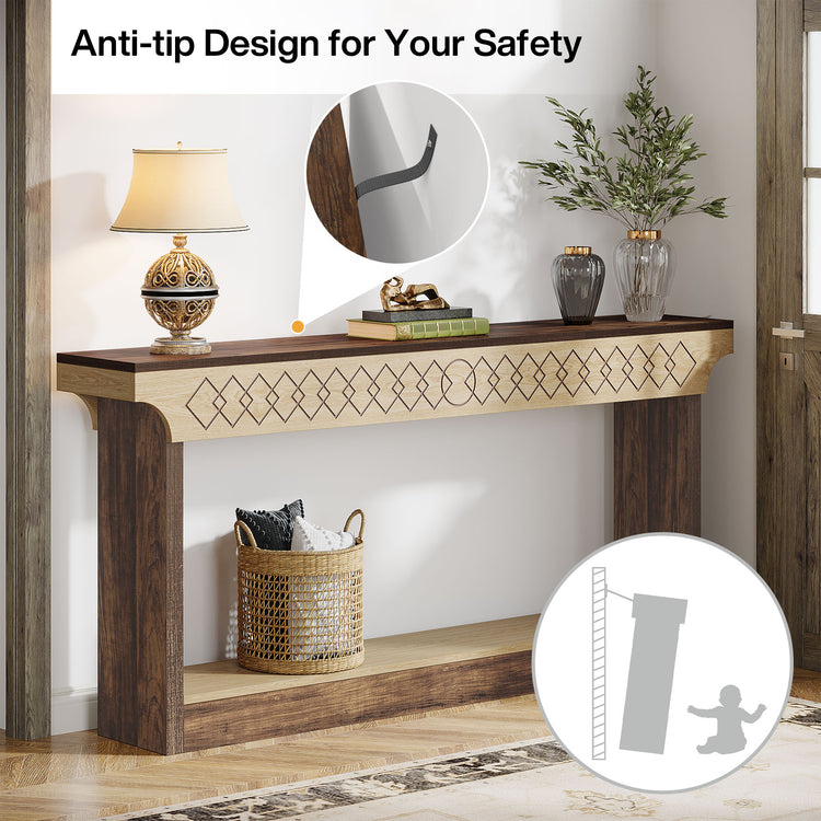 Narrow Sofa Accent Table Hallway Table