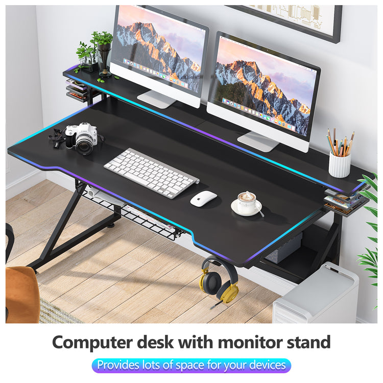 K shape Gaming Desk