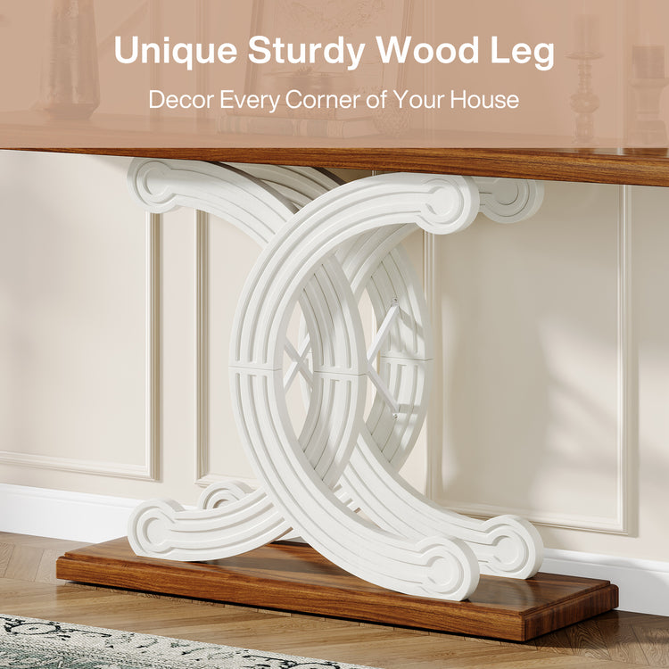 Farmhouse Wood Sofa Table