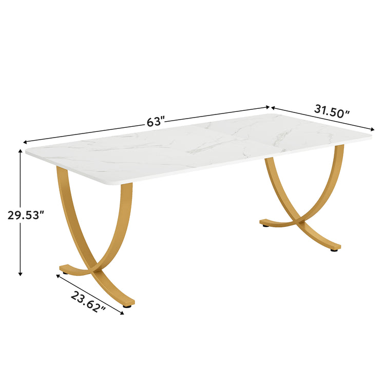 63" Dining Table