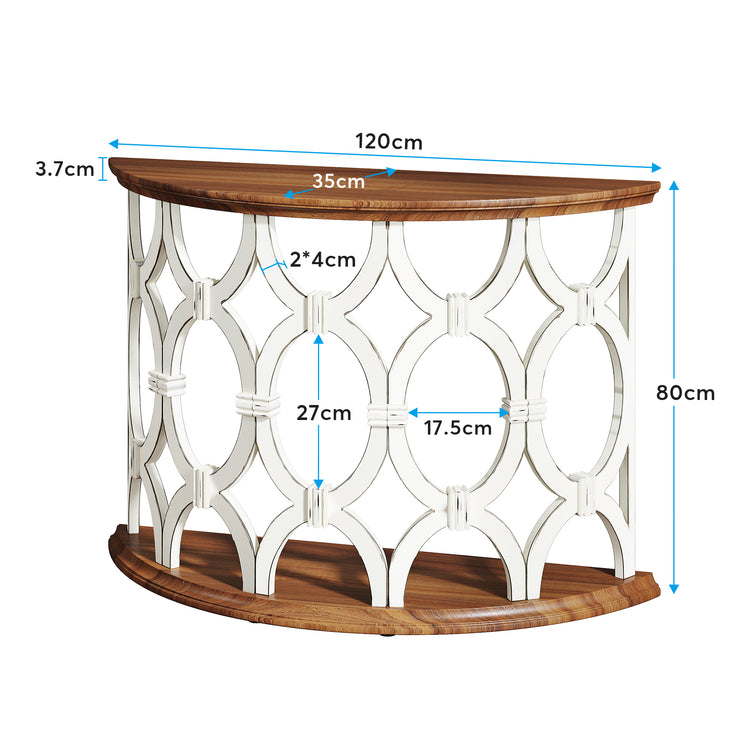 Half-Moon Console Table