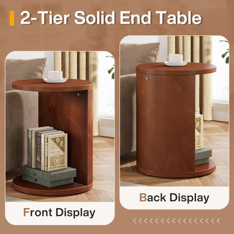 C-Shaped Snack Table