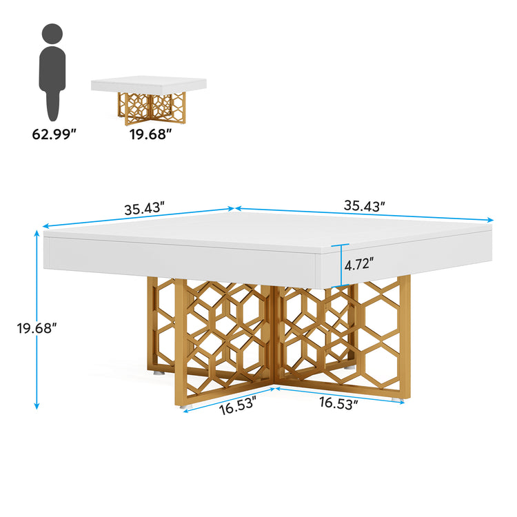 Square coffee table