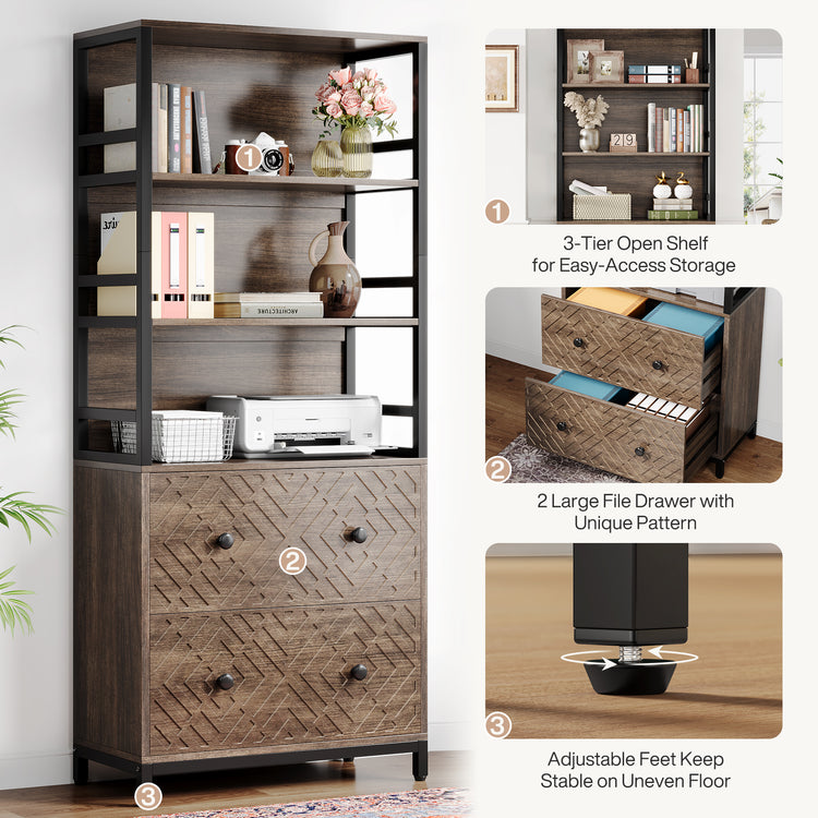 2 Drawer File Cabinet