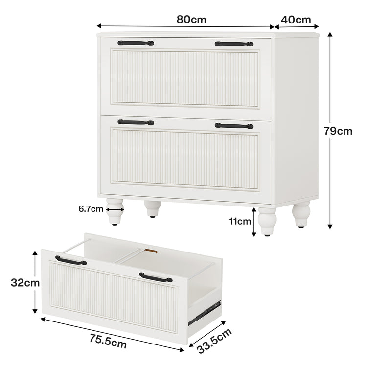 2-Drawer File Cabinet