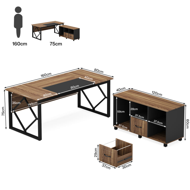 Executive Desk Cabinet