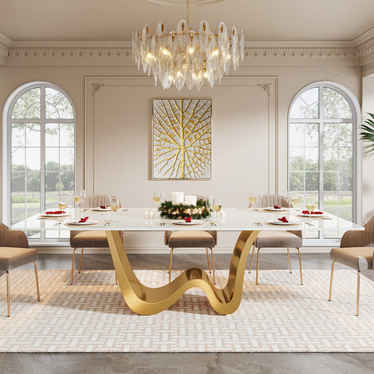 79" Rectangle Sintered Stone Dining Table
