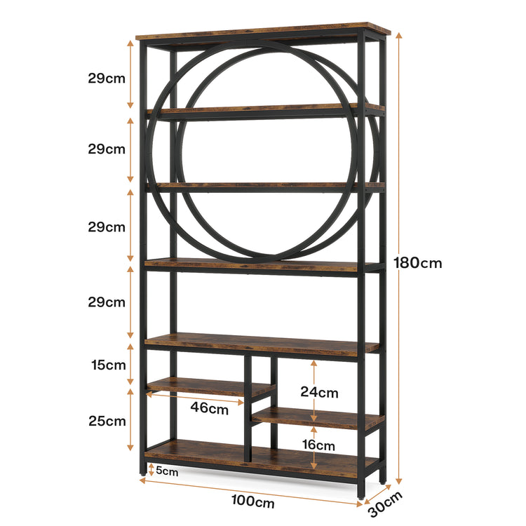 Wooden Tall Bookshelf